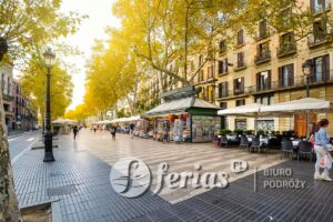 Barcelona, na deptaku Las Ramblas