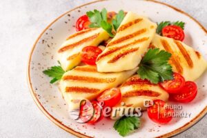 Grillowany ser halloumi Cypr