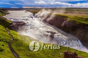 Gullfoss - Złoty Wodospad, Islandia