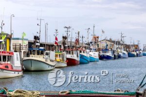 Hirtshals łodzie w porcie, Dania