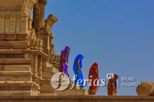 Indyjskie kobiety w świątyni Khajuraho, Indie