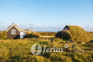 Islandzki dom na Półwyspie Reykjanes