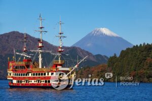 Jezioro Ashi i Góra Fudżi w tle, Japonia