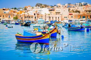 Marsaxlokk, Malta - Łodzie Luzzu