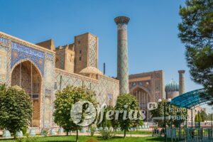 Meczet i medresy w w Samarkandzie, Uzbekistan