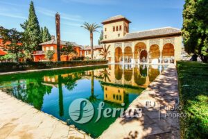 Partal Palace w La Alhambra, Granada (Andaluzja), Hiszpania