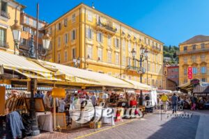 Plac Cours Saleya, Nicea Francja