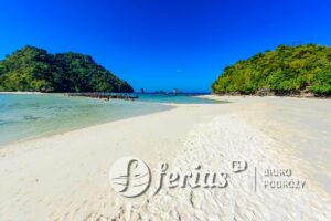 Rajska plaża, która łączy ze sobą 3 tropikalne wyspy (Koh Kai, Koh Tup i Koh Mor)