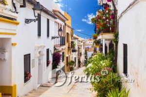 Ulica w Marbella, prowincja Malaga, Hiszpania