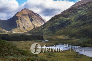 Widok na Glen Etive, Szkocja