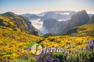 Widok z Pico do Arieiro, Portugalia, Madera