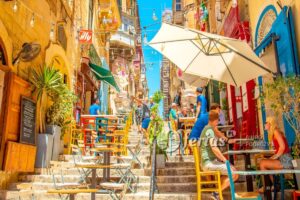 ulica w Valletcie, Malta